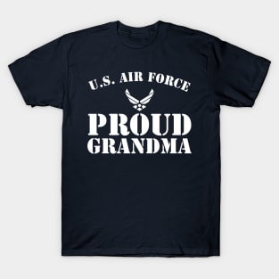 Best Gift for Army - Proud U.S. Air Force Grandma T-Shirt